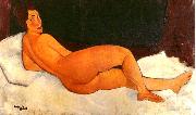Amedeo Modigliani Nude, Looking Over Her Right Shoulder France oil painting reproduction